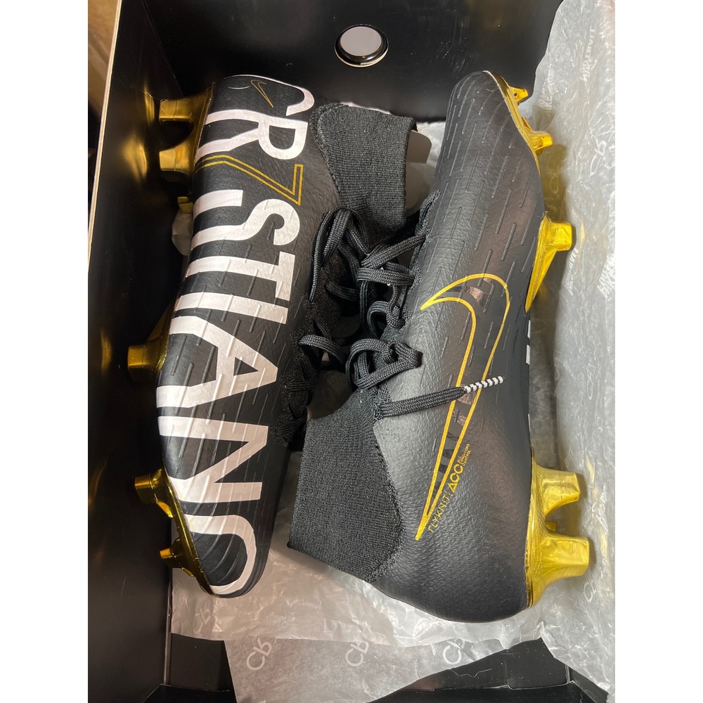 Nike Mercurial Superfly 6 Elite CR7 SE Black‎ Gold Soccer Cleats Mens 7 05/2019